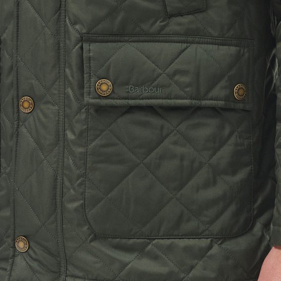 Barbour Ashby Polarquilt Jacket — Sage