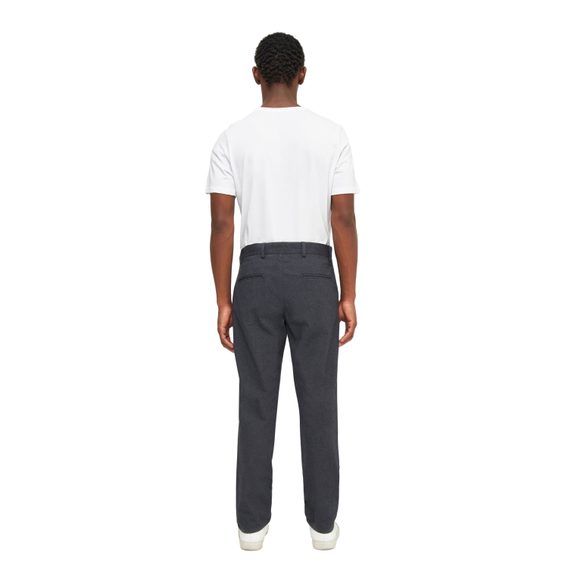 KnowledgeCotton Apparel Chuck Regular Flannel Chino Pants — Gray Pinstripe