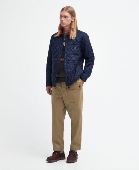 Barbour × Maison Kitsuné Kenning Quilted Jacket — Classic Navy