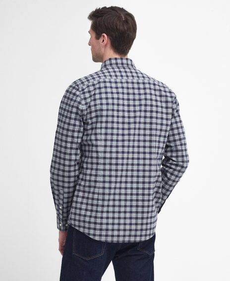 Barbour Lomond Tailored Shirt — Blue Granite