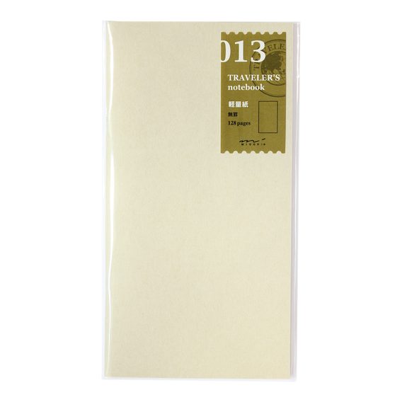 TRAVELER'S 013 — Lightweight Paper Notebook