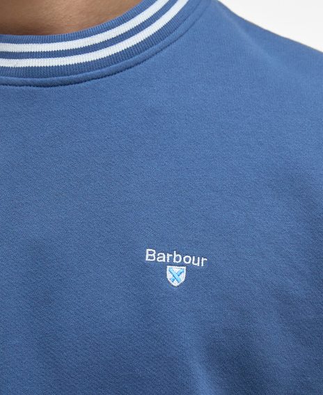 Barbour Rosford Tipped Sweatshirt — Dark Denim
