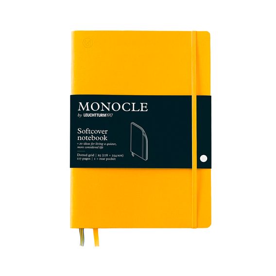 Средно голям тефтер MONOCLE by LEUCHTTURM1917 Composition Softcover Notebook  - B5, мек, на точки, 117 страници