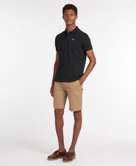 Barbour Sports Polo Shirt — Classic Black