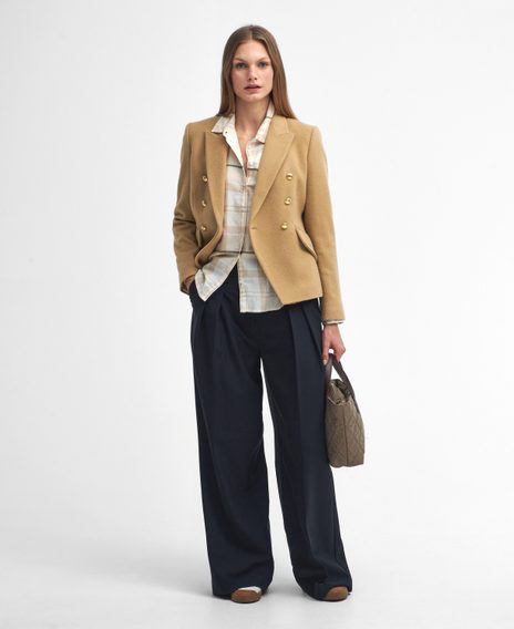 Barbour Darly Military Blazer — Camel