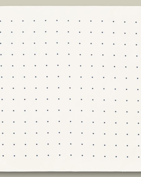 Charles Tyrwhitt Silk Spot Pocket Square — Ivory / Navy