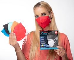 Barvna respirator FFP2 GOOD MASK maska Češkega proizvajalca