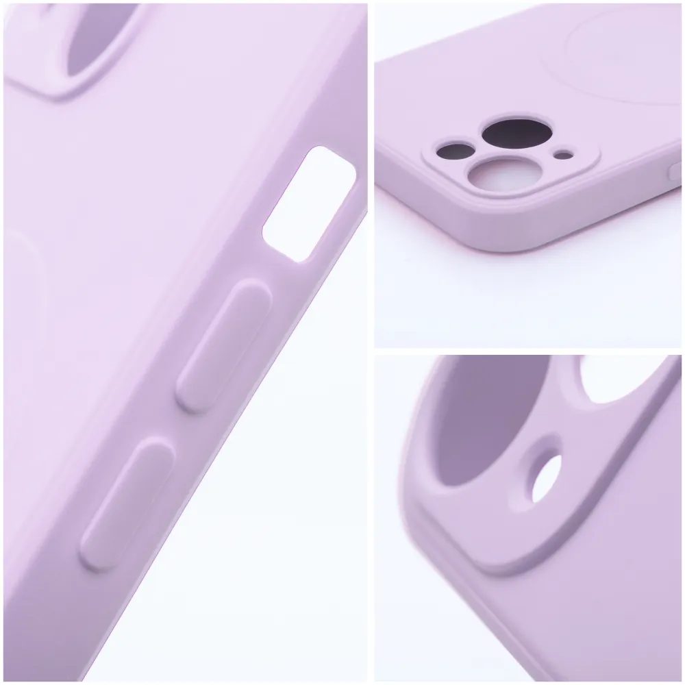 Husă Silicone Mag Cover, IPhone 12, Roz