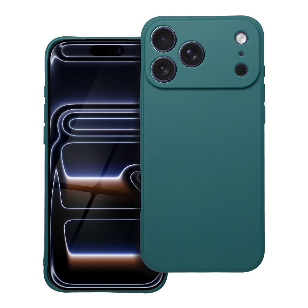 Levně Matt obal, iPhone 17 Pro Max, zelený