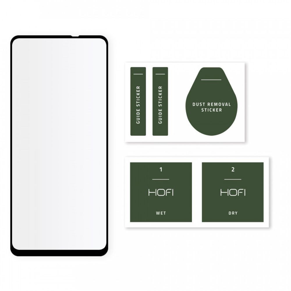 Hofi Pro+ Folie Sticlă Securizată, Xiaomi Redmi Note 10 Pro, Neagră
