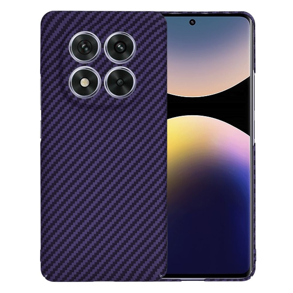 Techsuit Carbonite FiberShell tok, Xiaomi Redmi Note 14 Pro 5G / Poco X7, lila