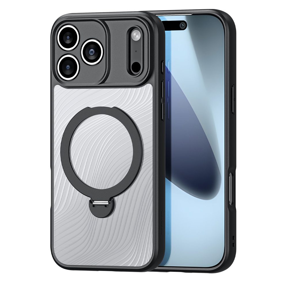 Dux Ducis Aimo Mag Magnetic Ring, iPhone 17 Pro, čierny