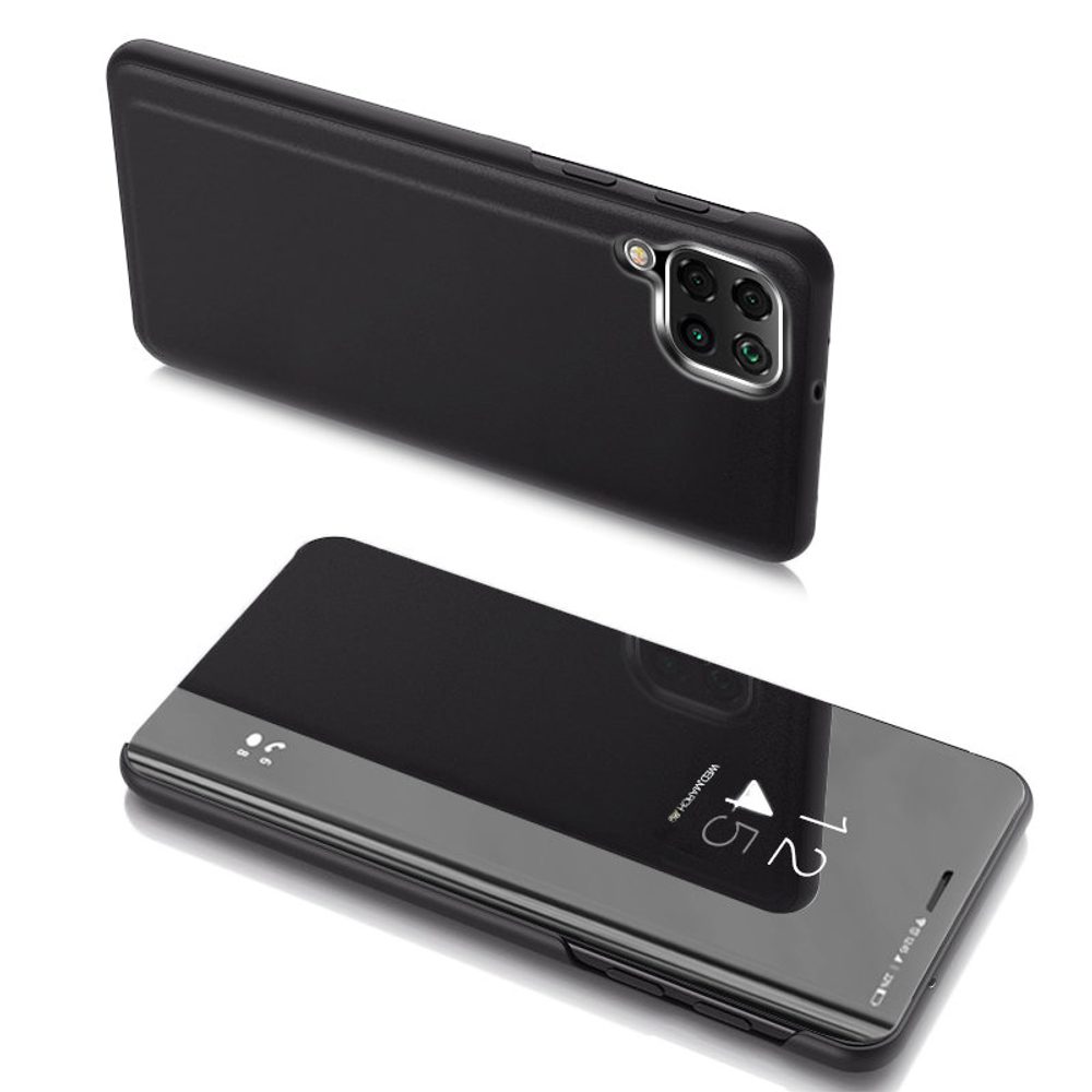 Clear View črn Etui Za Telefon Samsung Galaxy A22 4G