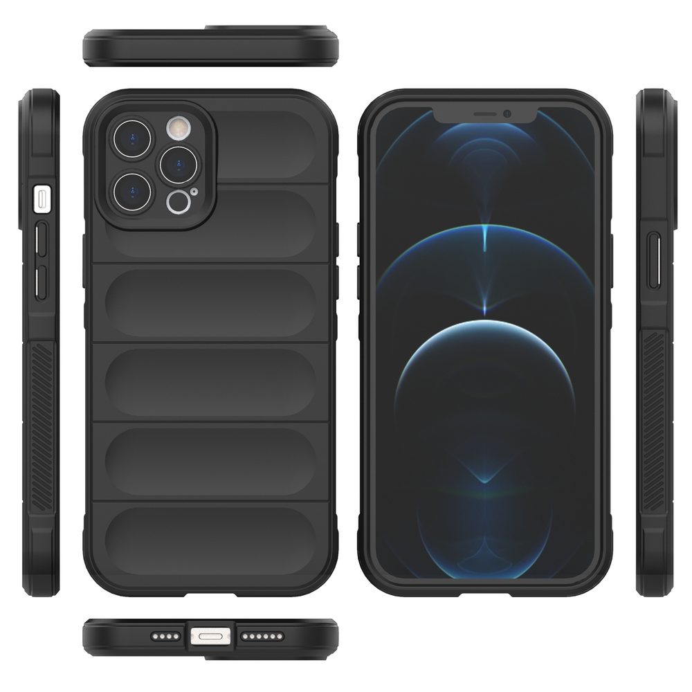Magic Shield Etui, IPhone 13 Pro Max, črn