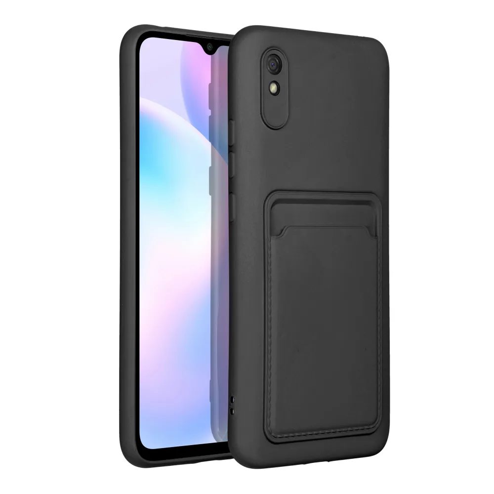 Card Case Tok, Xiaomi Redmi 9A / 9AT, Fekete