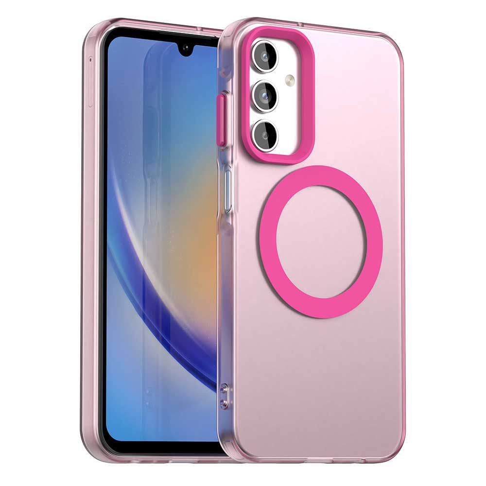 Techsuit CandyCase MagSafe, Samsung Galaxy A15 4G / 5G, růžový