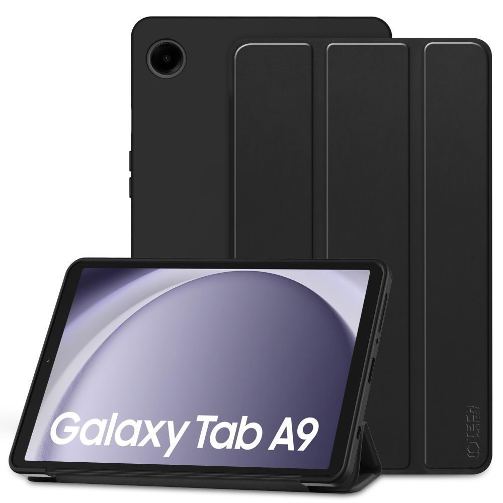 Tech-Protect SmartCase Samsung Galaxy Tab A9 8.7 (X110 / X115), Fekete