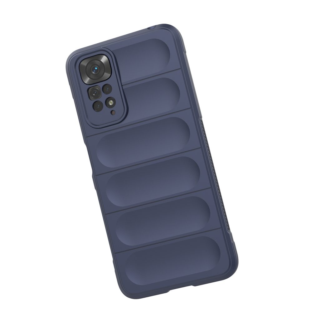 Husă Magic Shield, Xiaomi Redmi Note 11 Pro, Albastru închis