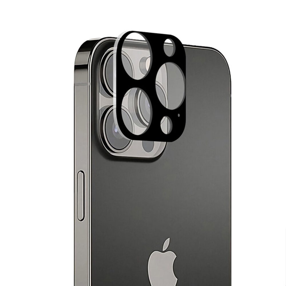 Techsuit Steklo Za Objektiv Kamere, IPhone 15 Pro, črno