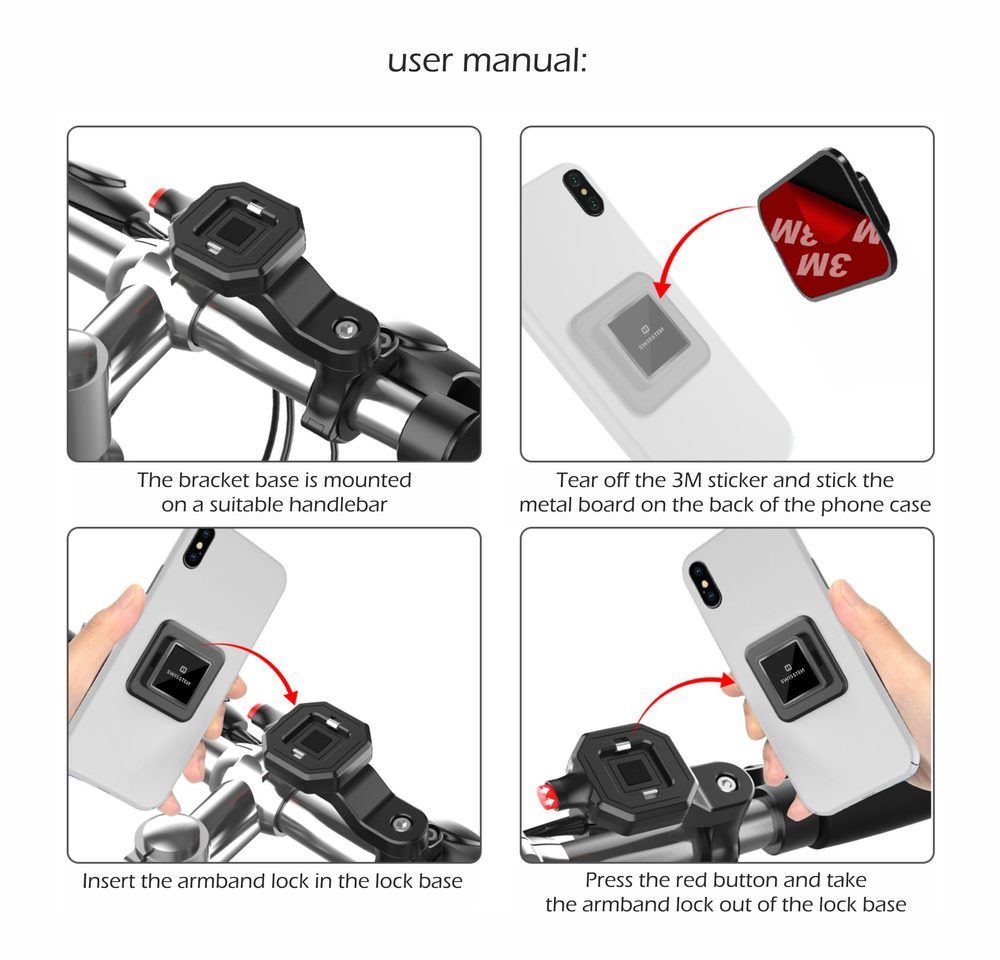 Swissten Easy Lock Bike