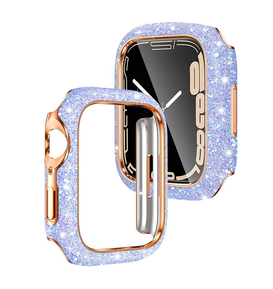 JP Watch case Crystal, Apple Watch 7 / 8 / 9, 45 mm, fialový