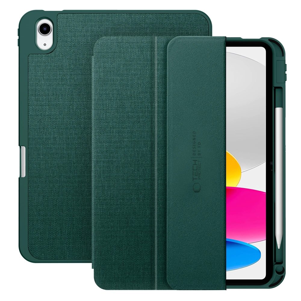 Tech-Protect SC Pen Canvas tok, iPad 10.9" 10 / 2022 / 11" 11 / 2025, zöld