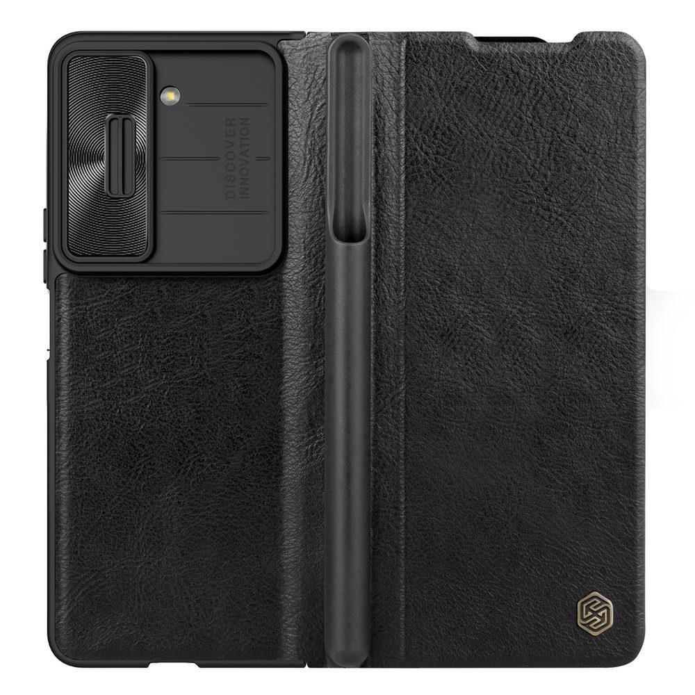 Nillkin Qin Leather Pro Case, Samsung Galaxy Z Fold 5, černý