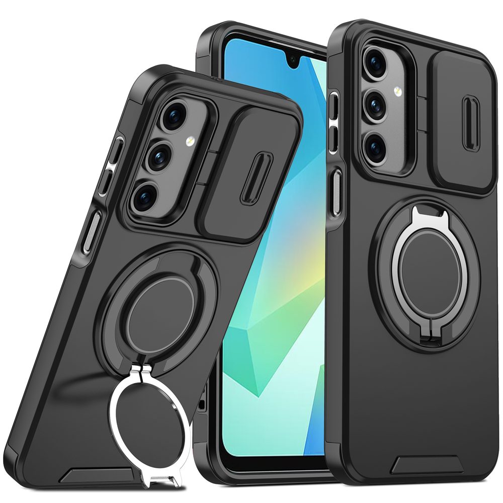 Levně Camslide Stand obal, Samsung Galaxy A16, černý