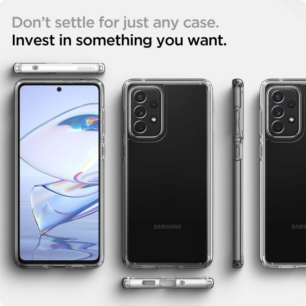 Spigen Ultra Hibrid Mobiltelefon Tok, Samsung Galaxy A53 5G, átlátszó