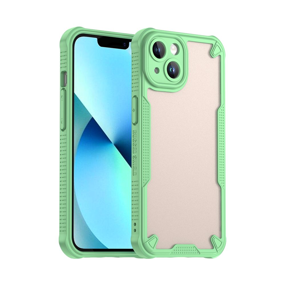 ArmorShield Hybrid Case, iPhone 13, zelený