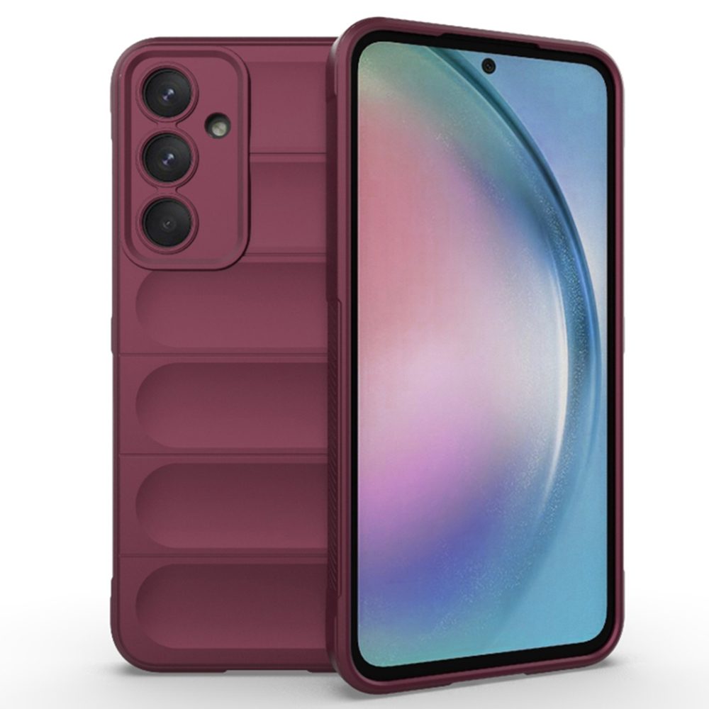 Levně Magic Shield obal, Samsung Galaxy A55 5G, vínový