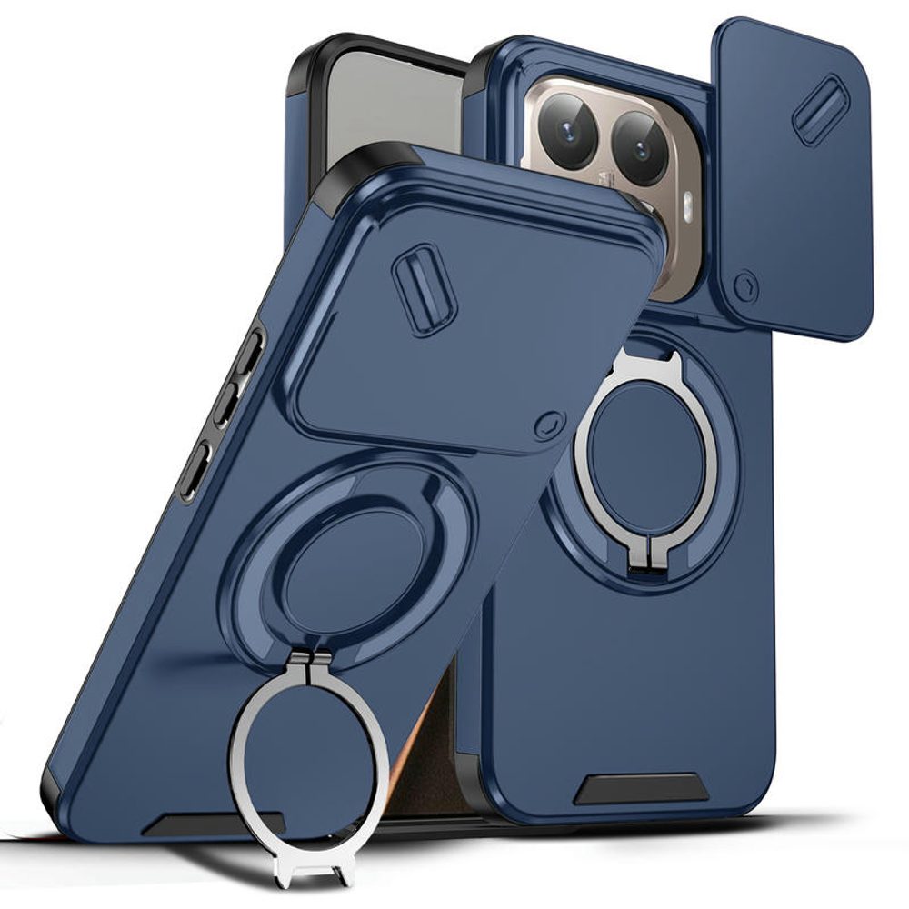 Levně Camslide Stand obal, Xiaomi 15T Pro, modrý