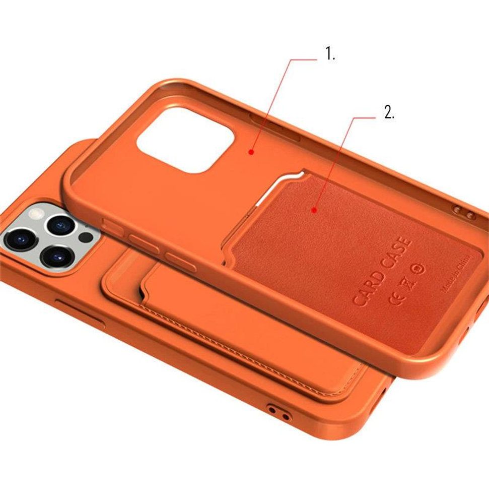 Husă Card Case, Xiaomi Redmi Note 12 5G, Roz