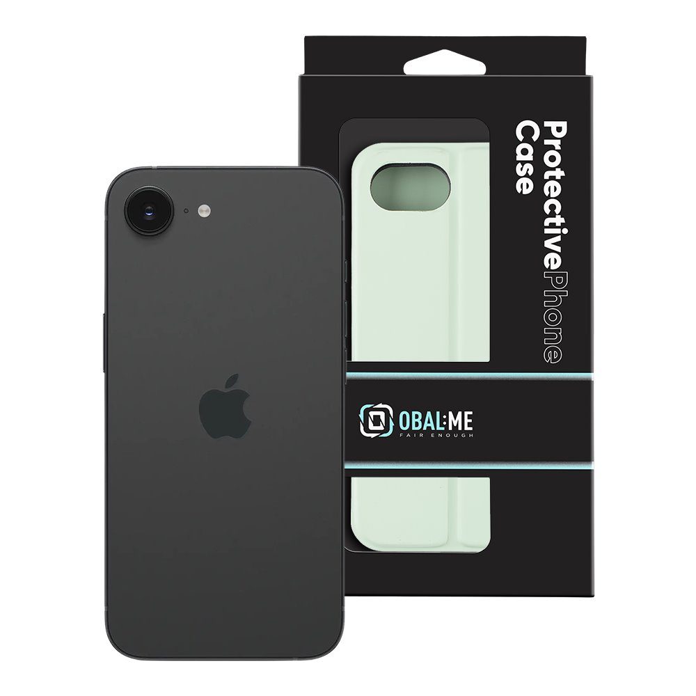 OBAL:ME SmoothTouch Puzdro pre iPhone 16e / 17e, svetlo zelené