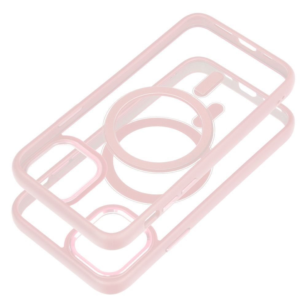 Színes Edge Mag Cover MagSafe Védőburkolat, IPhone 15 Pro Max, Rózsaszín