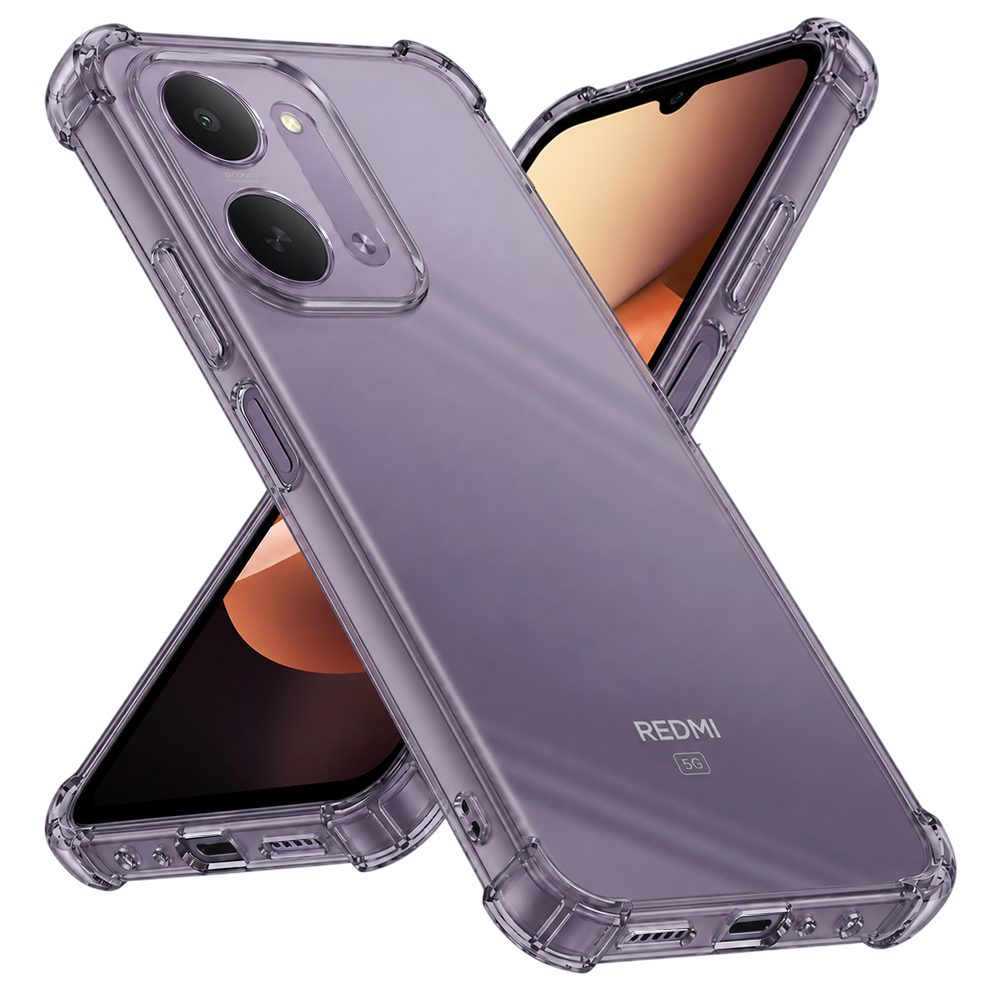 Techsuit Clear Silicone, Xiaomi Redmi 17C 5G, černý