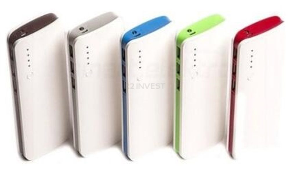 Powerbank 20 000 MAH, 3x Port USB, Roșie