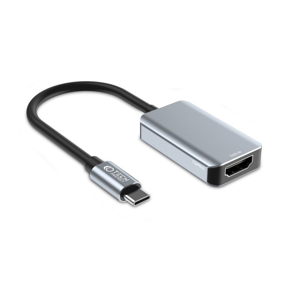 Tech-Protect UltraBoost adaptér USB-C - HDMI 4K 60Hz, černý