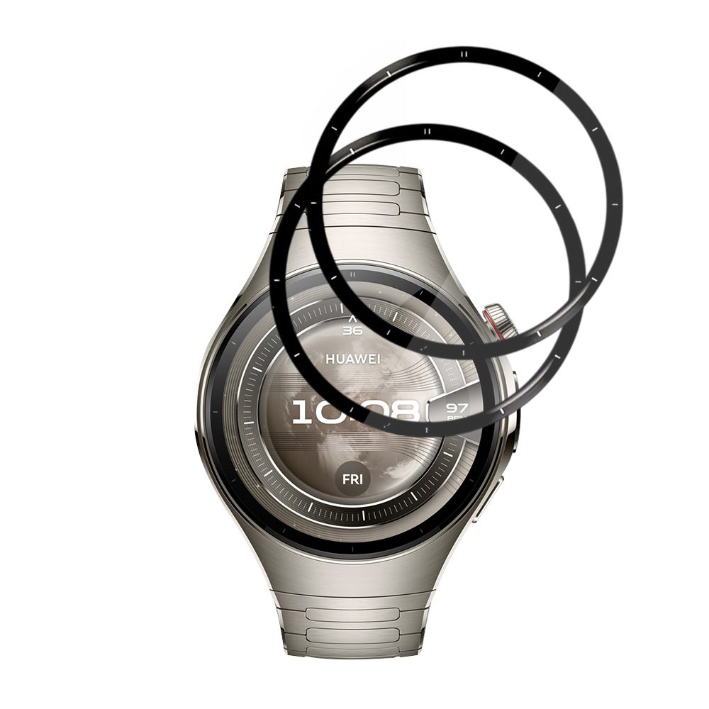 Techsuit Nano Flex, Huawei Watch 5 46mm, 2 kusy, čierne