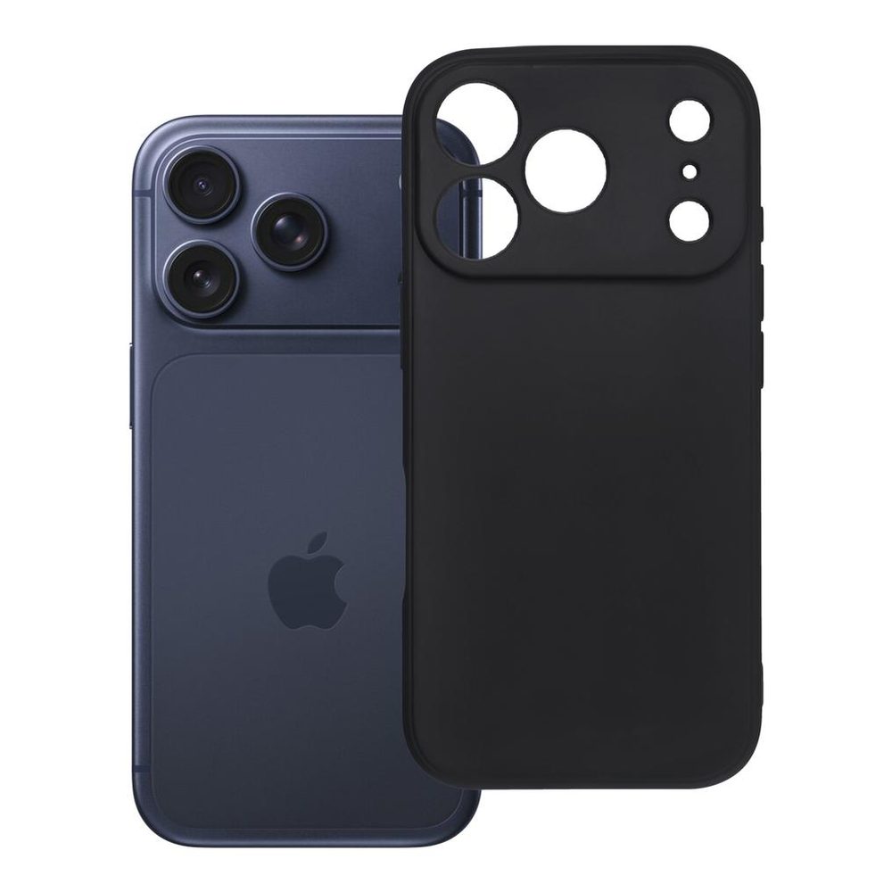 Forcell soft, iPhone 17 Pro / 18 Pro, negru