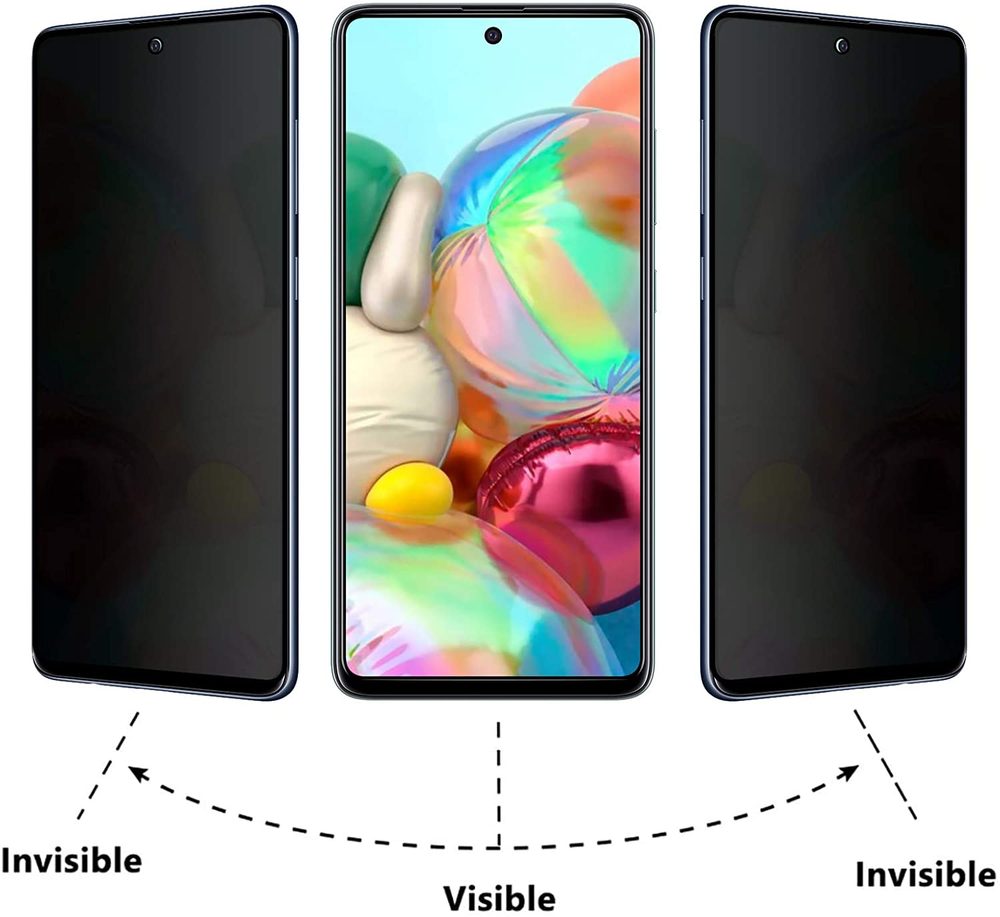 Privacy 5D Zaščitno Kaljeno Steklo, Samsung Galaxy A51