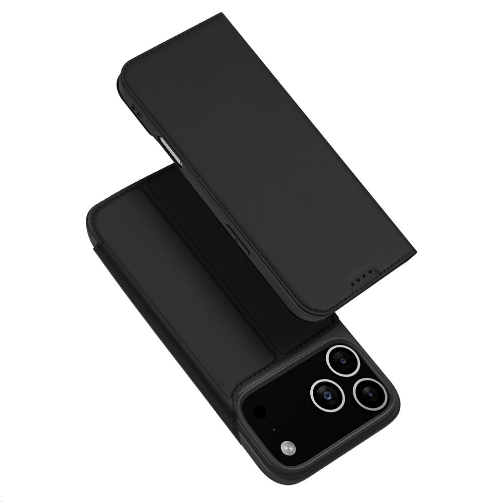 Levně Dux Ducis Skin Pro, knížkové pouzdro, iPhone 17 Pro, černé