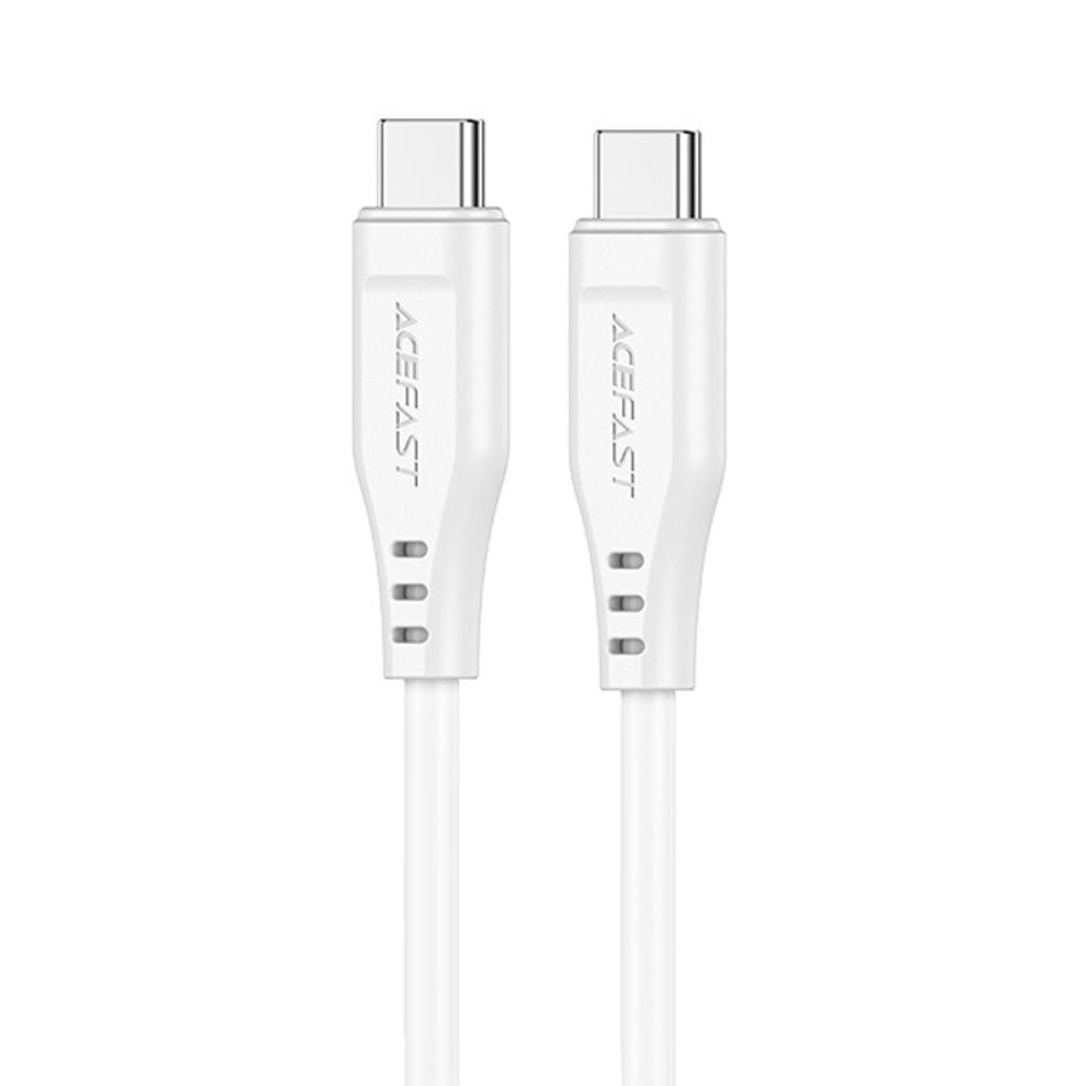 Acefast Kabel USB-C - USB-C 1,2 M, 60 W (20 V / 3A), Bílý (C3-03 Bílý)