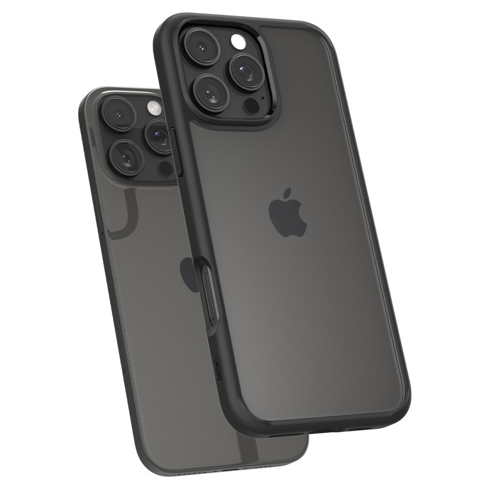 Spigen Ultra hybrid kryt na mobil, iPhone 16 Pro Max, čierny