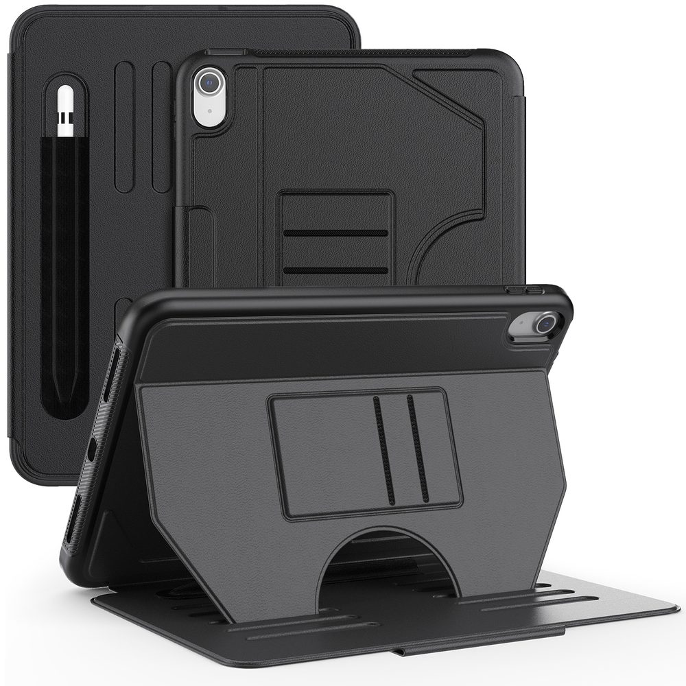 JP Magnetic leather obal na tablet, iPad 10.9 2022 (iPad 10), černý