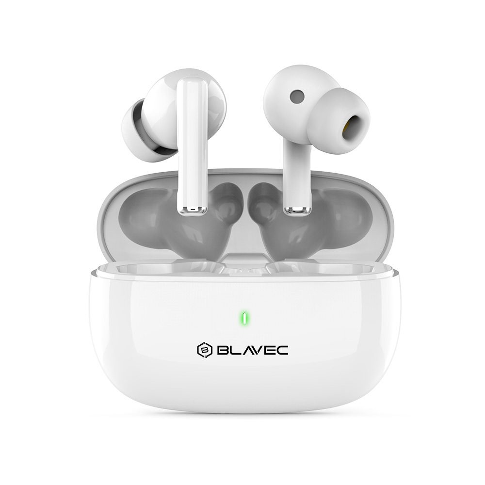 Căști Bluetooth TWS Blavec BW-01 Pure, Bluetooth 5.3, alb