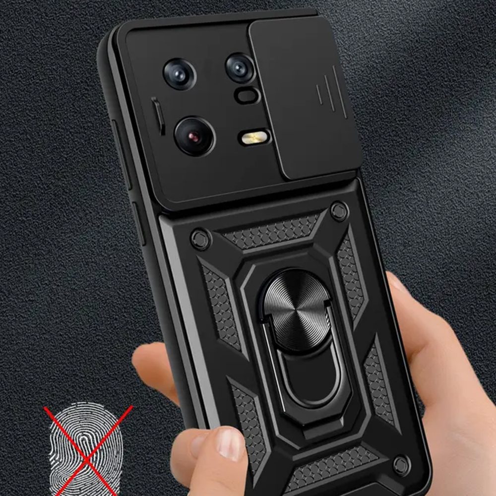 Techsuit CamShield, Xiaomi Redmi Note 13 Pro 5G / Poco X6, černý