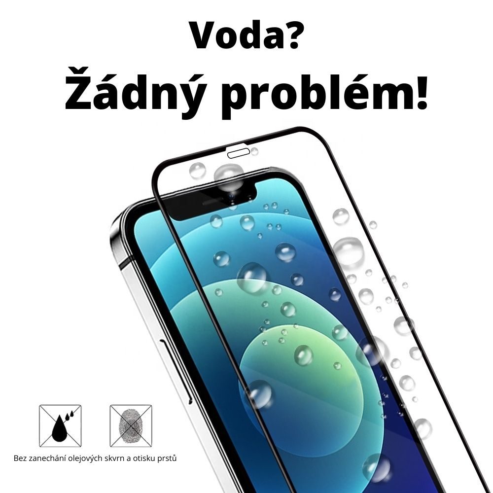 JP Dual Pack 3D Tvrzené Sklo + Průhledný Obal, IPhone 13 Pro