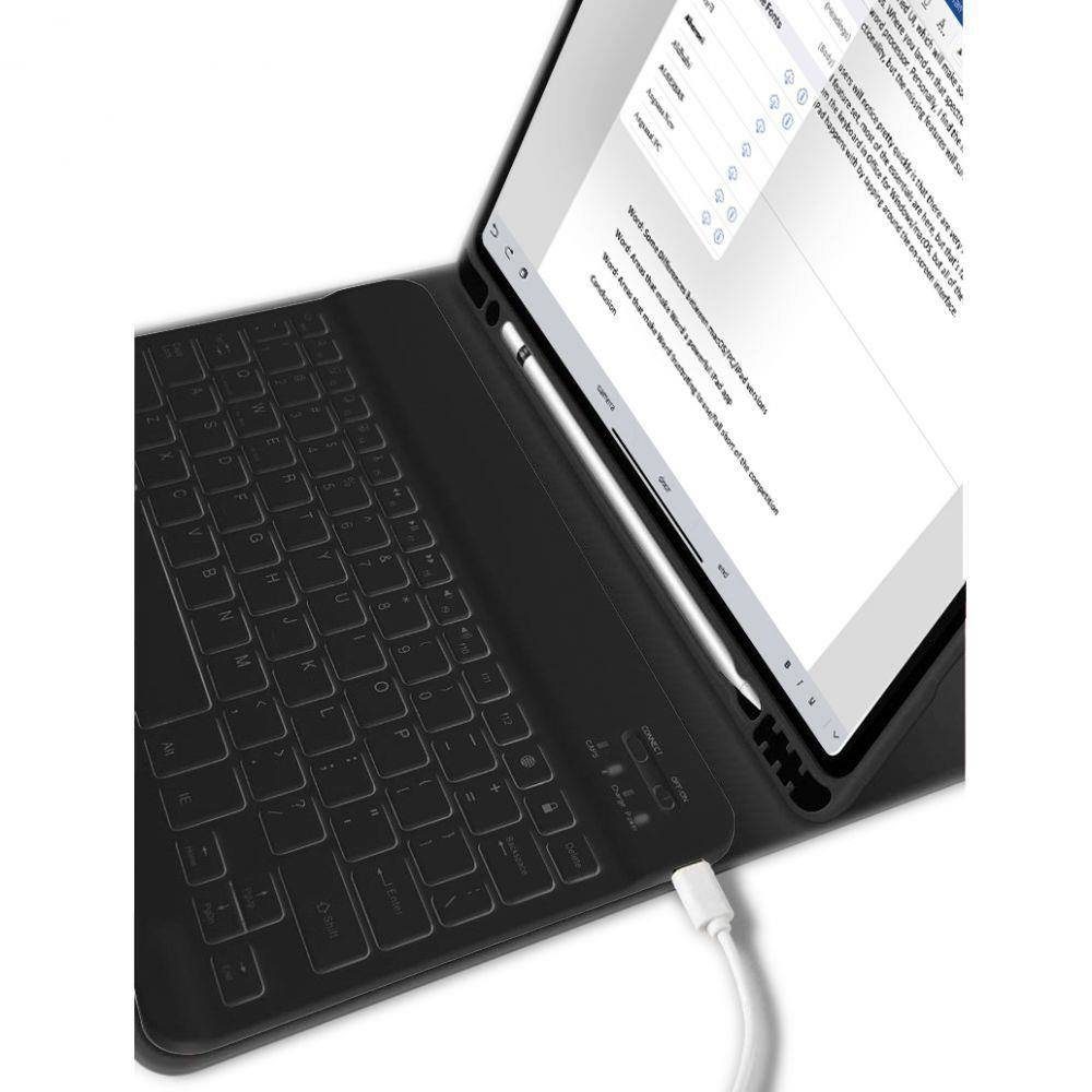 Pouzdro Tech-Protect SC Pen + Klávesnica, Apple IPad 10.9 2022, čierne