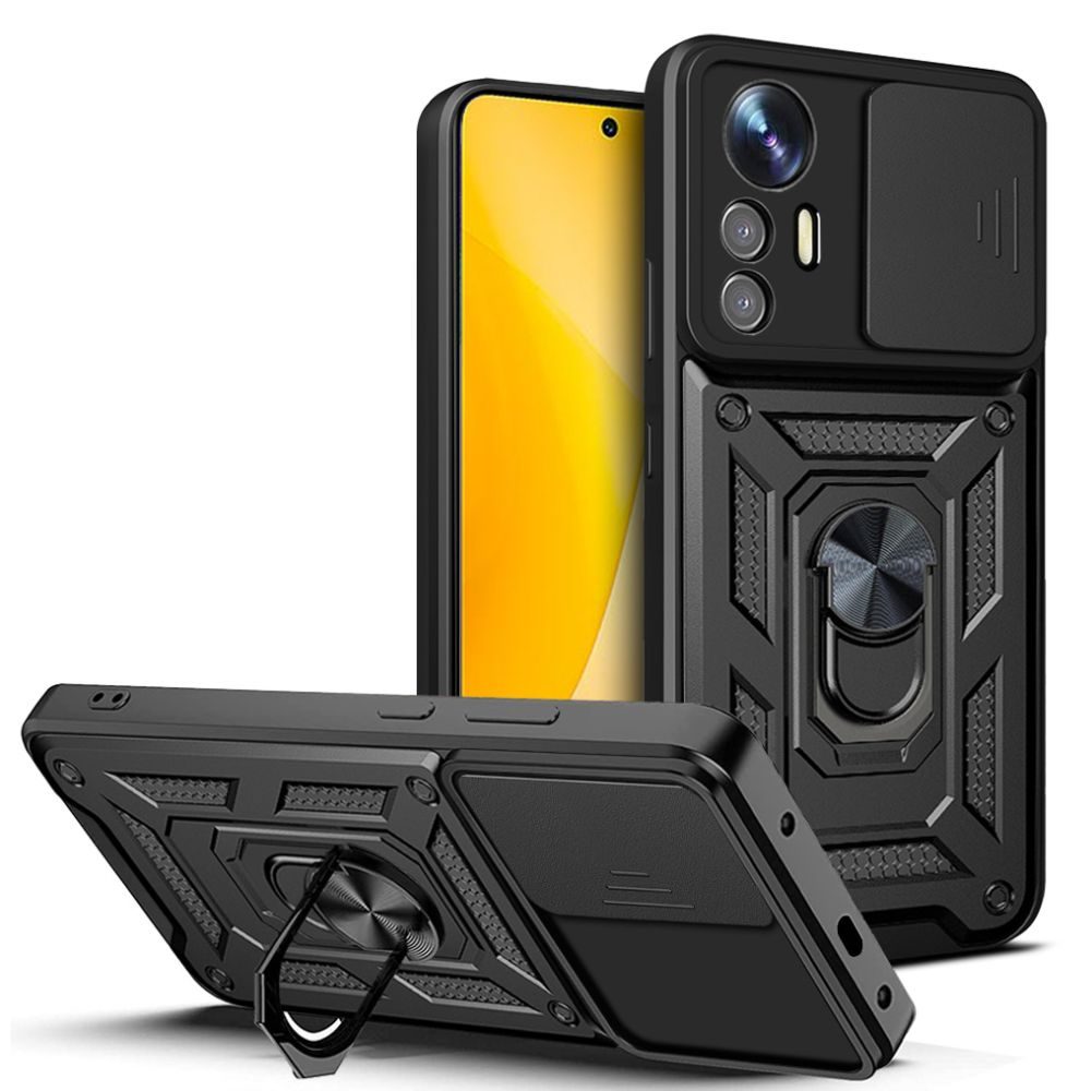 Tech-Protect CamShield Pro Xiaomi 12 Lite, Fekete